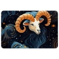 thumbnail image 1 of Aries Constellation Machine Washable Non-Slip Polyester Door Rugs Office Rug Indoor Rug, 1 of 6