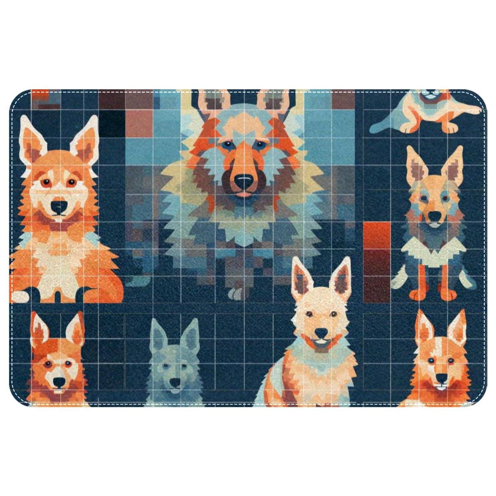 Aries Constellation Polyester Non-Slip Machine Washable Indoor Rug ...