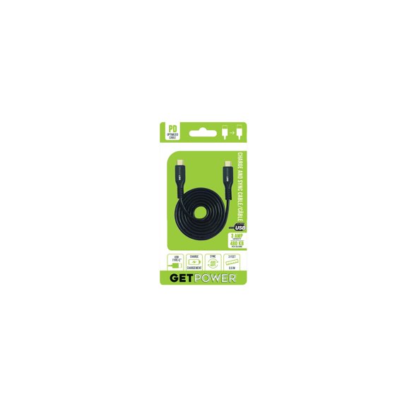 Aries GetPower Power Delivery USB Charging & Sync Cable - Pack of 10