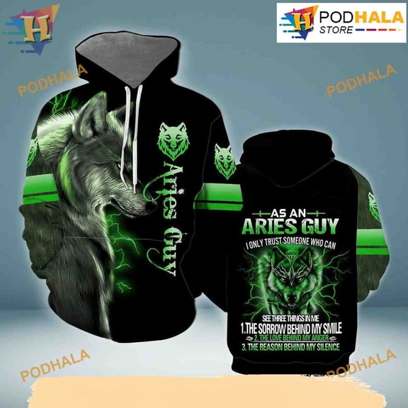 Aries Guy All Over Print 3D Hoodie Shirt T-Shirt