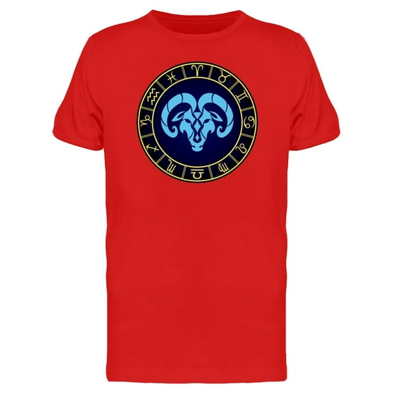 Aries Inside Golden Frame T-Shirt Men -Image by Shutterstock, Male Large