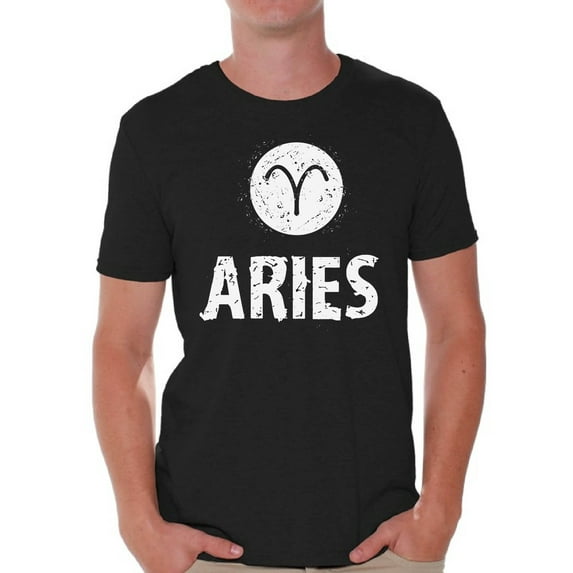 Aries Mens Shirt - Zodiac Tshirt Aries Birthday Gifts for Husband Boyfriend Son