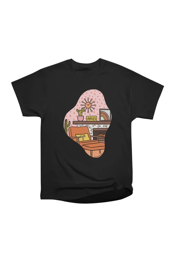 Aries Modern Room T-Shirt Tee Gift For Him Merch For Her Apparel For Friend