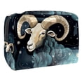 thumbnail image 1 of Aries PVCCosmetic Storage Bag with Zipper, Printed Design -, Zipper Pouch, Money Pouch for Travel - Ideal for Ladies and Girls on the Go, 1 of 6