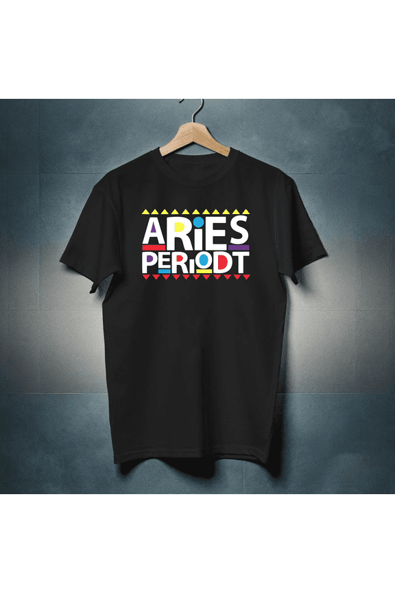 Aries, Period! Zodiac Sign Graphic Premium Funny Astrology Horoscope Ram Symbol M9750 Unisex Hoodie, Up to Size 5XL