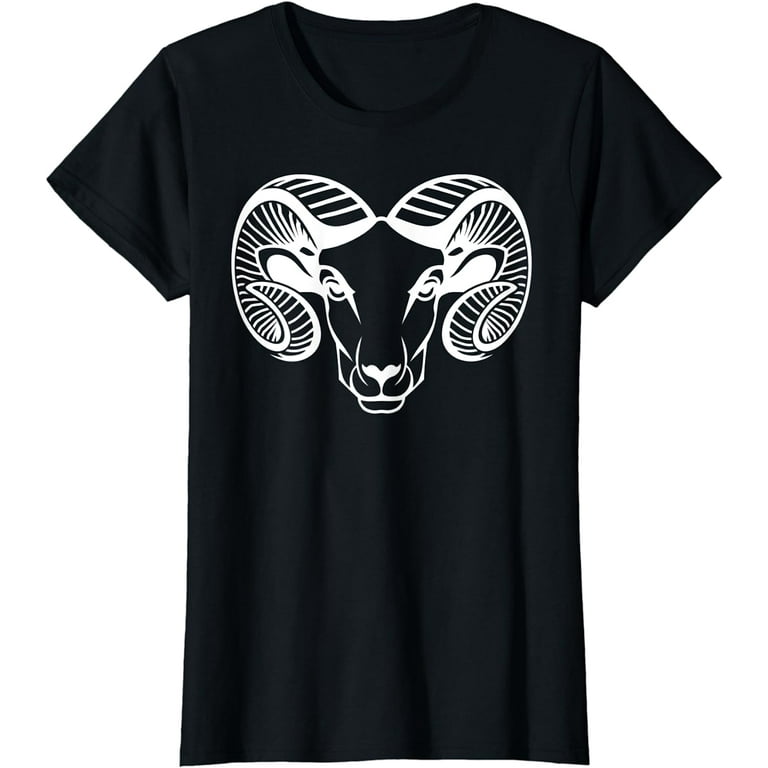 Aries Ram Astrology T-Shirt - Zodiac Tee Aries Ram Astrology T-Shirt - Zodiac Tee