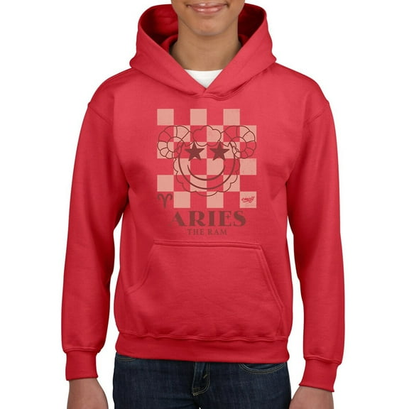Aries Ram Emblem - Zodiac Art Design Youth's Hoodie