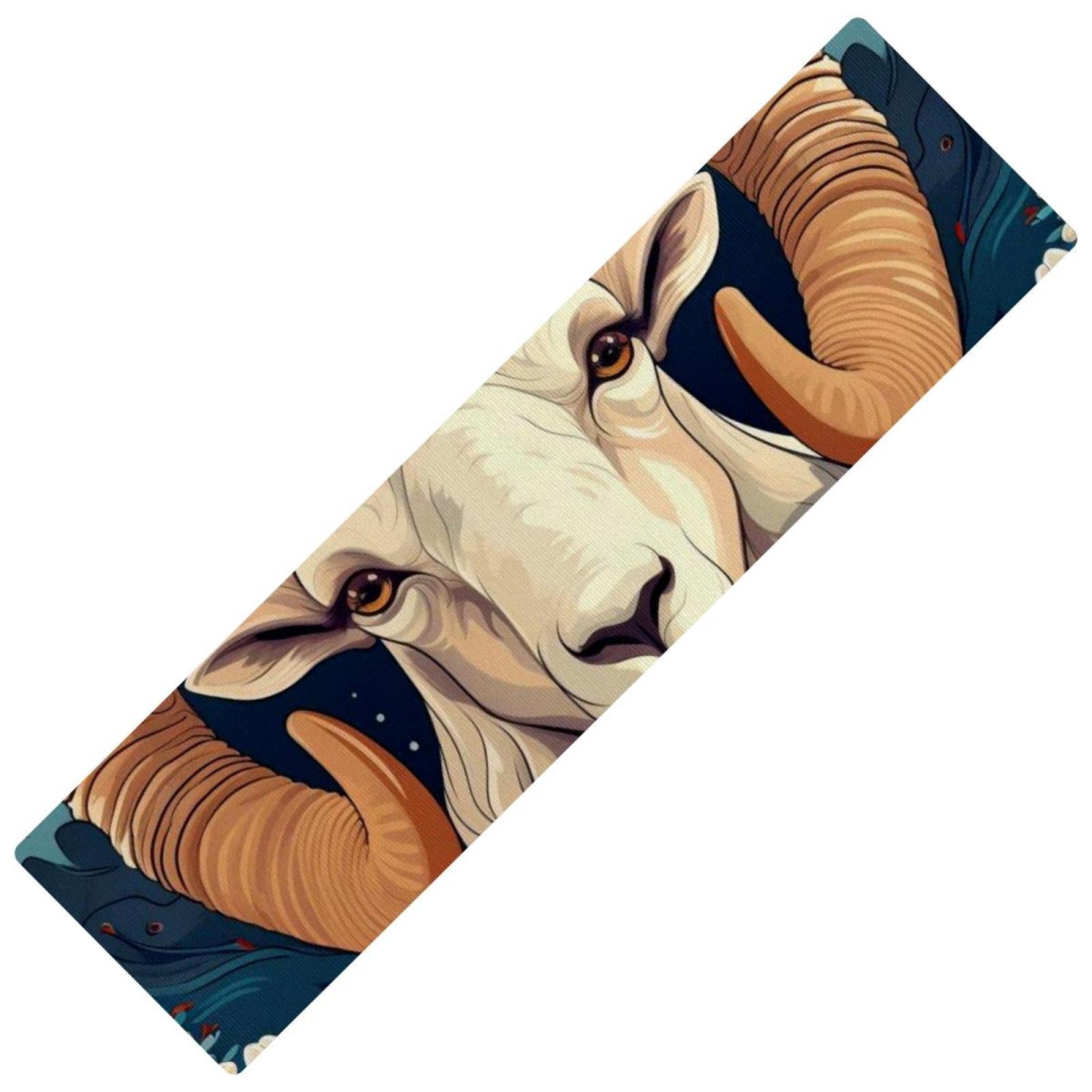 Aries Rubber Mat Runner Rug Kitchen Runners: Rectangular, 15.7