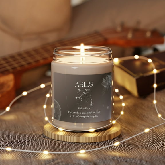 Aries Scented Soy Candle, 9oz