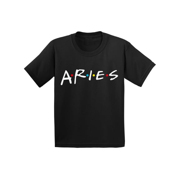 Aries Shirt for Kids - Boys Girls Zodiac Horoscope - Birthday Gifts for Son Daughter