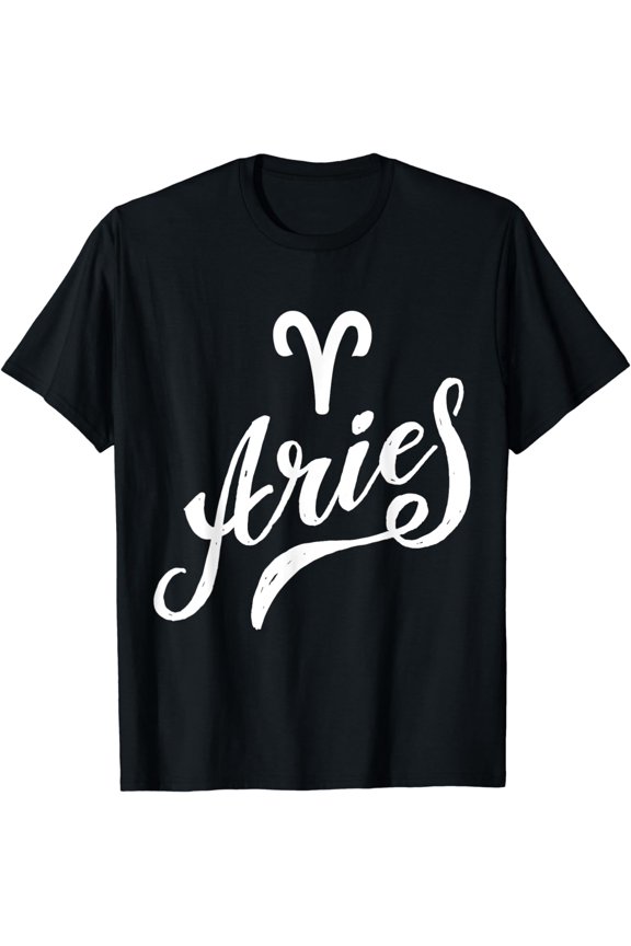 Aries Star Zodiac Gifts Apparel Women & MenAries Zodiac T-Shirt