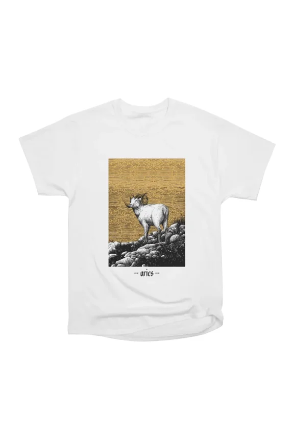 Aries T-Shirt Tee Gift For Him Merch For Her Apparel For Friend illustration T-Shirt Tee G