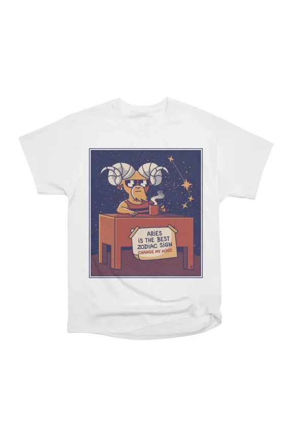 Aries T-Shirt Tee Gift For Him Merch For Her Apparel For Friend1