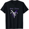 thumbnail image 1 of Aries Taurus Cusp Zodiac Horoscope T-Shirt, 1 of 4