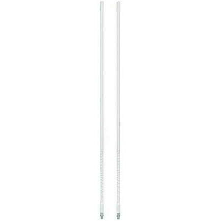 Aries Technology 10818 4 ft. White Whip 500W CB Radio Antenna