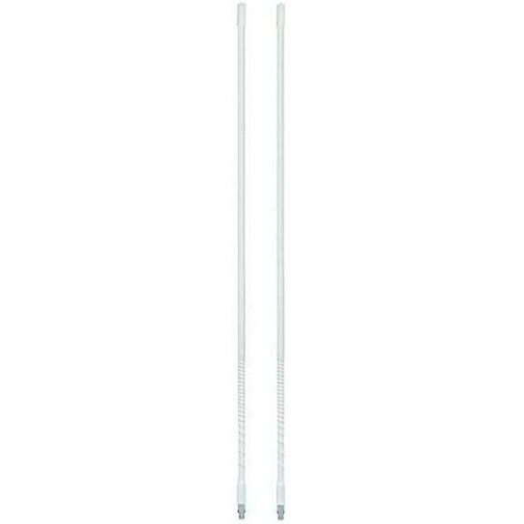 Aries Technology 10818 4 ft. White Whip 500W CB Radio Antenna