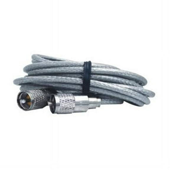 Aries Technology 21209 9 ft. Plug-Plug Mini 8 Clear Pro Super Series Coaxial Cable