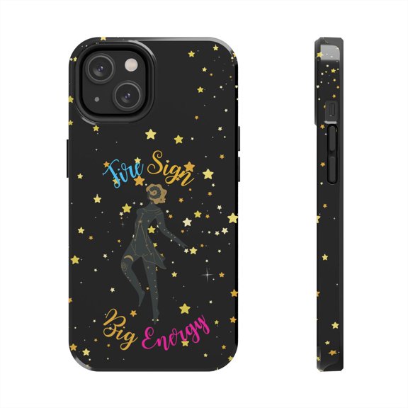 Pink Polar Apple iPhone 14 Aries Fire Sign, Big Energy Phone Case