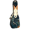 Aries Ukulele Case Backpack 10MM Thick Padding Handles Ukulele Case 25