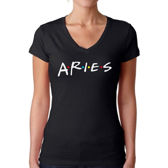 Aries Womens Shirt - Zodiac Tshirt Aries Birthday Gifts for Wife Girlfriend Daughter