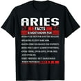 thumbnail image 1 of Aries Zodiac Birthday Aries Facts Gift Funny T-Shirt, 1 of 4
