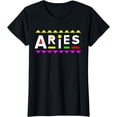 thumbnail image 1 of Aries Zodiac Design 90s Style T-Shirt, 1 of 3