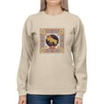 thumbnail image 1 of Aries Zodiac Ethnic Style Sweatshirt Women -Image by Shutterstock, Female Large, 1 of 4