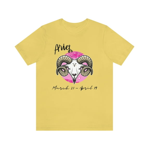 Aries Zodiac Ram Shirt - Astrology Horoscope Birthday Tshirt Gift