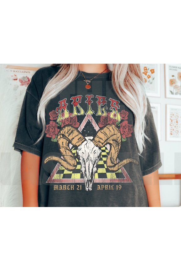 Aries Zodiac Tee Aries Tshirt Tee Nineties Tee Inspired Concert Tee Unisex Tee Tee