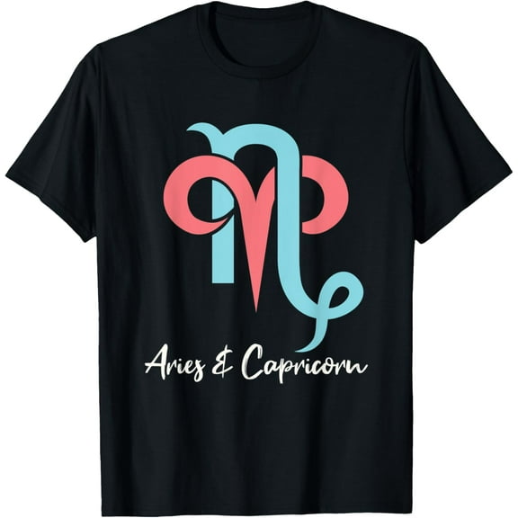 Aries and Capricorn Couple Zodiac Relationship Horoscope T-Shirt