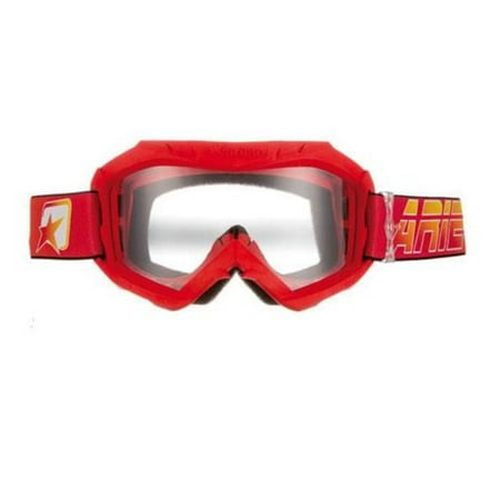 Ariete AAA 07 Line Youth MX Goggles (OSFM, Red)