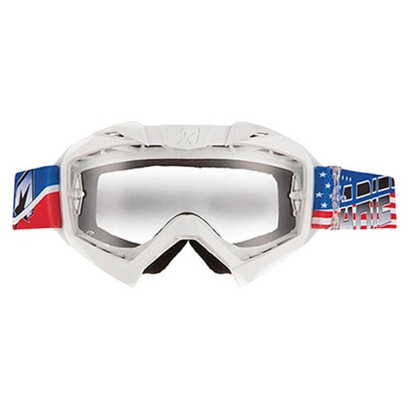 Ariete Adrenaline Senior USA MX Offroad Goggles Red/White