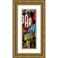 thumbnail image 1 of Arietti, Fabienne 11x24 Gold Ornate Wood Framed with Double Matting Museum Art Print Titled - Fullmoon Saloon II, 1 of 4