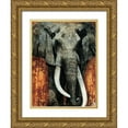 thumbnail image 1 of Arietti, Fabienne 25x32 Gold Ornate Wood Framed with Double Matting Museum Art Print Titled - Elephant, 1 of 4