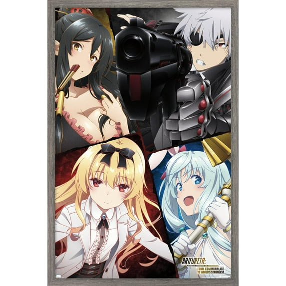 Arifureta: From Commonplace to World's Strongest: Season 1 - Key Art Wall Poster, 14.725" x 22.375" Framed