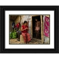 thumbnail image 1 of Arifuzzaman, Md. 18x14 Black Ornate Wood Framed with Double Matting Museum Art Print Titled - The Story Of Mro Family., 1 of 4