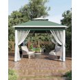thumbnail image 1 of Arigeas 11'x11' Pop Up Gazebo Tent with Netting, Easy Setup Outdoor Canopy Sun Shelter for 8-10 People, 1 of 7