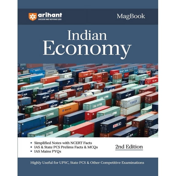 Arihant Magbook Indian Economics for UPSC Civil Services IAS Prelims / State PCS & other Competitive Exam IAS Mains PYQs, (Paperback)