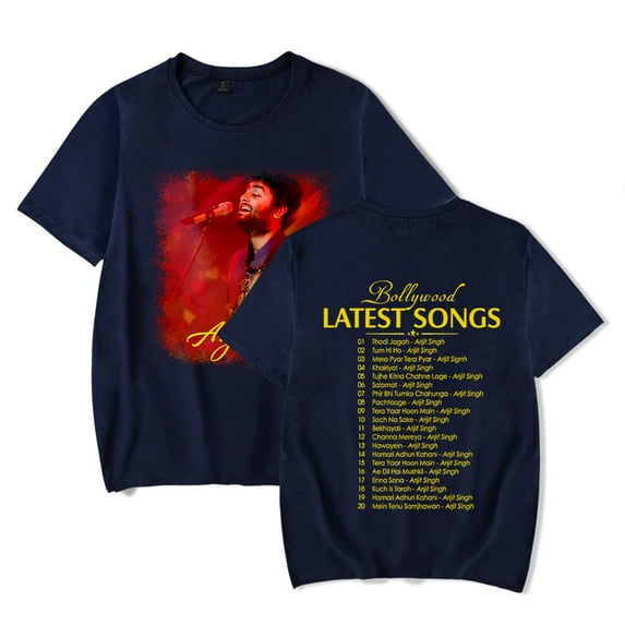 Arijit Singh Album Merch T-Shirt Summer Women/Men Unisex Short Sleeve Tshirt Hiphop Fashion Streetwear