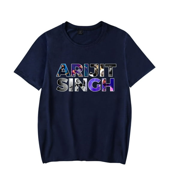 Arijit Singh Logo Merch T-Shirt Summer Women/Men Unisex Short Sleeve Tshirt Hiphop Fashion Streetwear