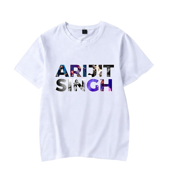Arijit Singh Logo Merch T-Shirt Summer Women/Men Unisex Short Sleeve Tshirt Hiphop Fashion Streetwear