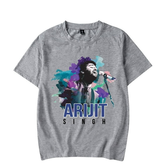 Arijit Singh Merch T-Shirt Summer Women/Men Unisex Short Sleeve Tshirt Hiphop Fashion Streetwear