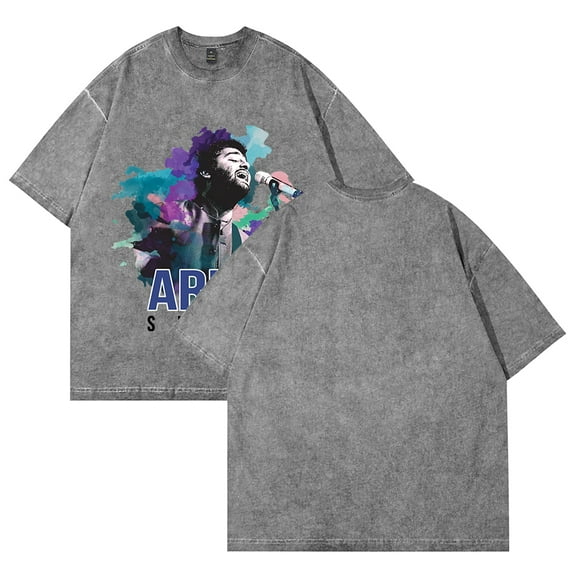 Arijit Singh Merch Vintage Wash Tee Cosplay Women Men Fashion Short Sleeve Cotton T-Shirts