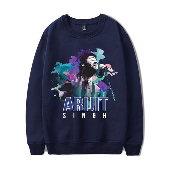 Arijit Singh Sports and leisure men's and women's fashionable long sleeved round neck pullover