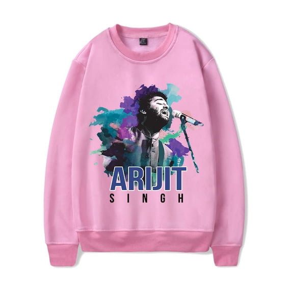 Arijit Singh Sports and leisure men's and women's fashionable long sleeved round neck pullover