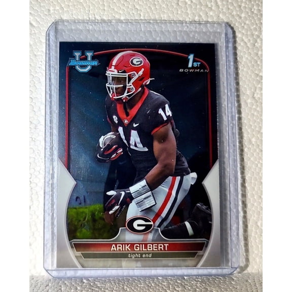 Arik Gilbert 2022 Topps 1st Bowman U Football #54 Card Georgia