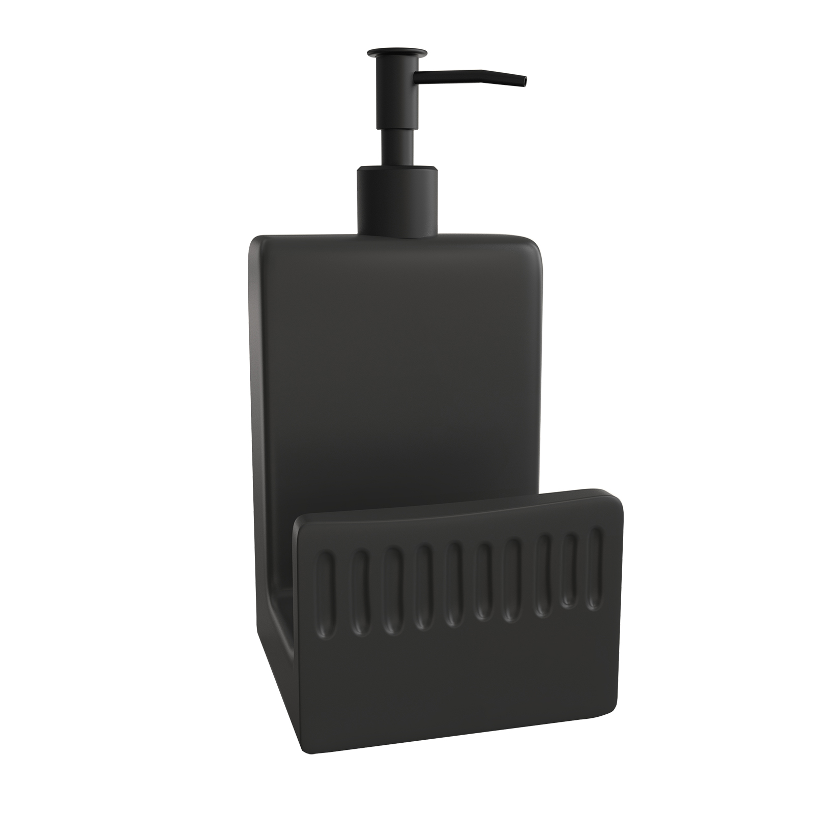 VIGO Matte Black Kitchen Soap Dispenser