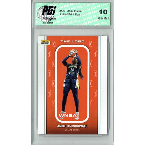 Arike Ogunbowale 2025 WNBA The Logo #LOGO-16 Only 1,447 Made Rare Card PGI 10