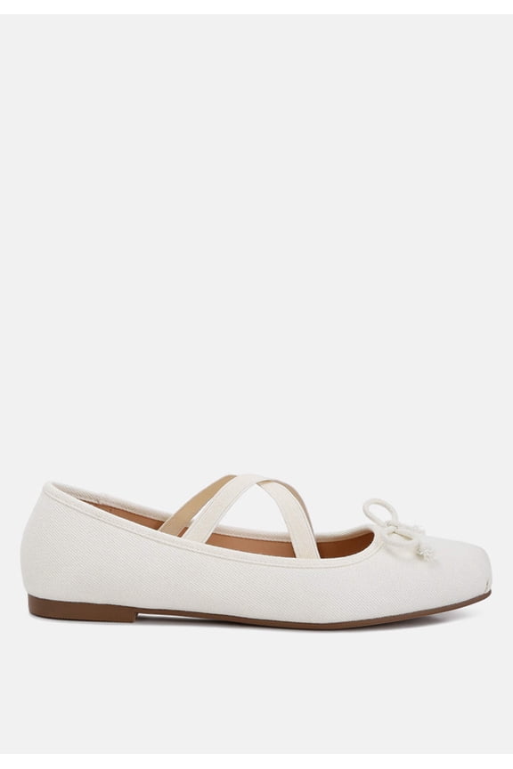 Arimer Criss Cross Strap Ballet Flats