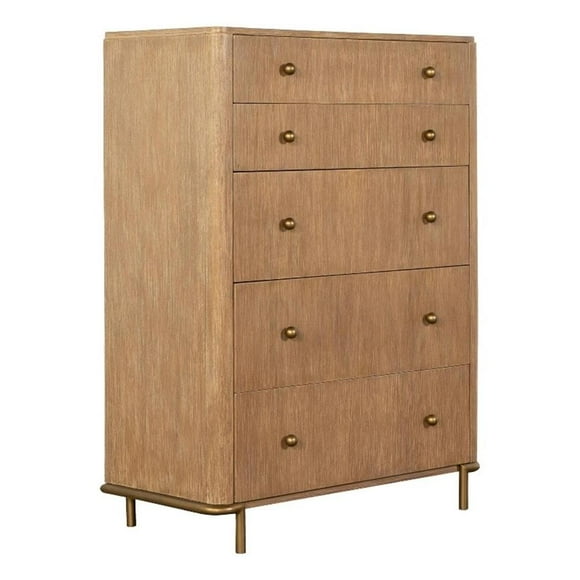 Arini 5-drawer Chest Sand Wash